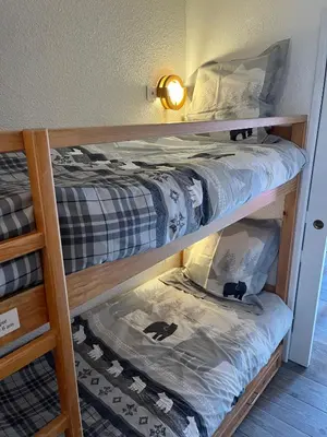 Un ou plusieurs lits dans un hébergement de l'établissement Tignes Val Claret - Studio 2-3 personnes proche des pistes