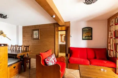 Coin salon dans l'établissement Résidence Les Alpages de Chantel - maeva Home - Appartement 4 pièces 8 personnes - Sélection MAE-4004