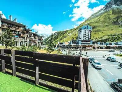 Vue générale sur la montagne ou vue sur la montagne depuis l'appartement