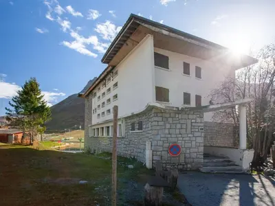 Vue générale sur la montagne ou vue sur la montagne depuis l'appartement