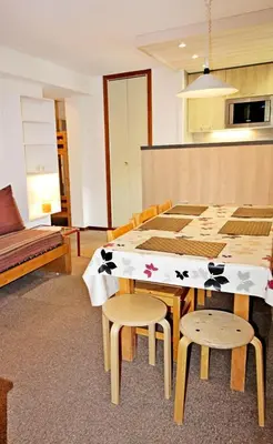 Cuisine ou kitchenette dans l'établissement Le Borsat - Idéalement situe dans la station MAE-1304