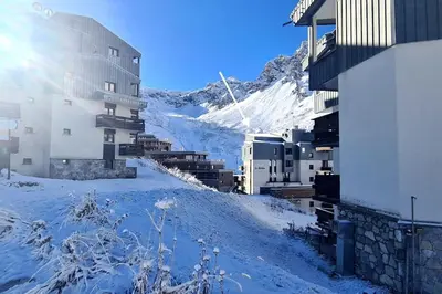 L'établissement Mountain Break coeur du Val Claret pieds des pistes- Tignes - Lit queen size en hiver
