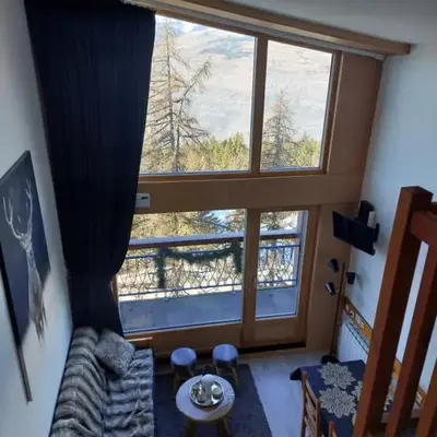 RESIDENCE LE RUITOR Duplex dernier étage vue panoramique classé 4 Cristaux Paradiski Piscine privée chauffée en ETE