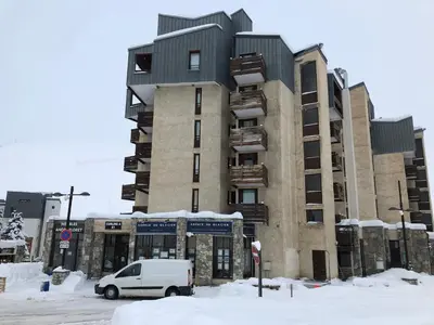 L'établissement Appartement ski familial au cœur de Val Claret avec Wifi - FR-1-641-12 en hiver