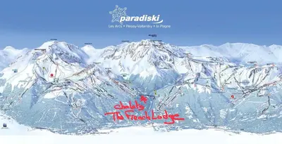 Vue générale sur la montagne ou vue sur la montagne depuis l'appartement
