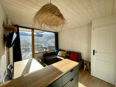 Télévision ou salle de divertissement dans l'établissement Studio Tignes Le Lavachet