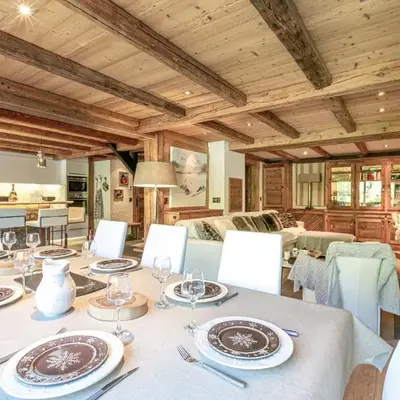 Cocon raffiné 5 pièces skis aux pieds à Val-d’Isère avec wifi