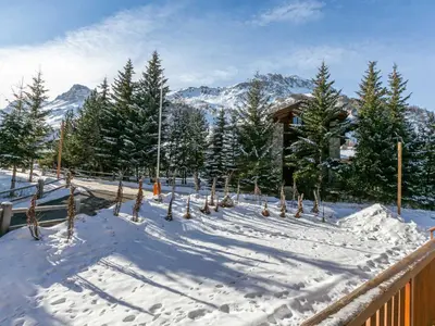 L'établissement Appartement cocooning skis aux pieds avec terrasse Sud, Wi-Fi et équipements complets - FR-1-694-28 en hiver