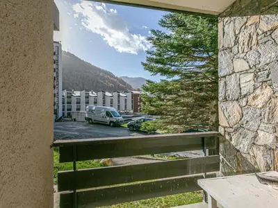 Vue générale sur la montagne ou vue sur la montagne depuis l'appartement