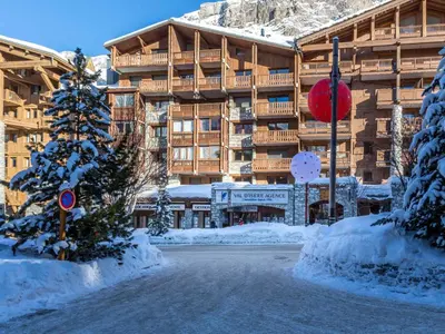 L'établissement Appartement de Standing au Centre de Val-d'Isère, Balcon Sud et Proche Pistes - FR-1-694-46 en hiver