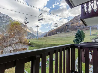 Vue générale sur la montagne ou vue sur la montagne depuis l'appartement