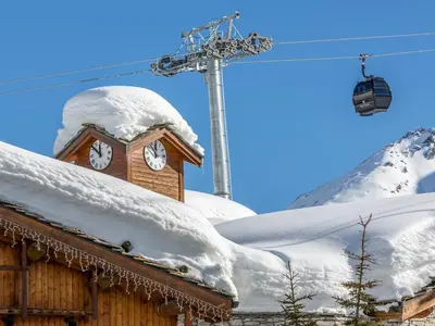 L'établissement Studio cabine 4 pers. aux pieds des pistes avec parking, animaux acceptés - FR-1-694-66 en hiver