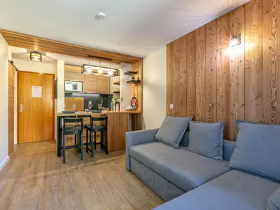 Plan de l'établissement Appartement coquet avec WiFi, proche pistes et navette - FR-1-694-67