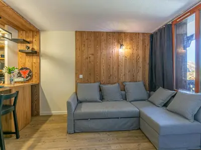 Plan de l'établissement Appartement coquet avec WiFi, proche pistes et navette - FR-1-694-67