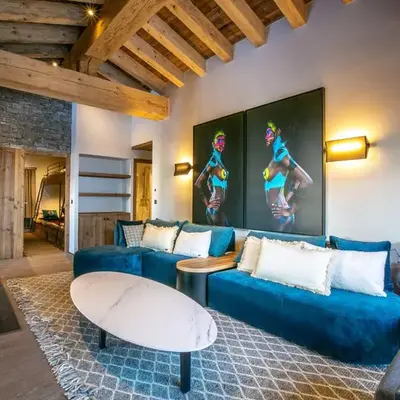 Luxueux appartement sous charpente proche des pistes - 10 pers - FR-1-694-90