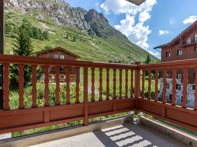 Vue générale sur la montagne ou vue sur la montagne depuis l'appartement