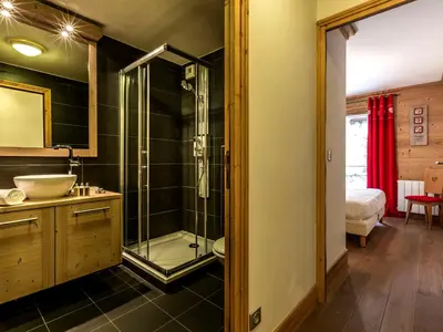 Salle de bains dans l'établissement Appartement haut de gamme au centre, animaux admis, WiFi - FR-1-694-107