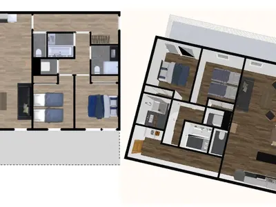 Plan de l'établissement Appartement haut de gamme au centre, animaux admis, WiFi - FR-1-694-107
