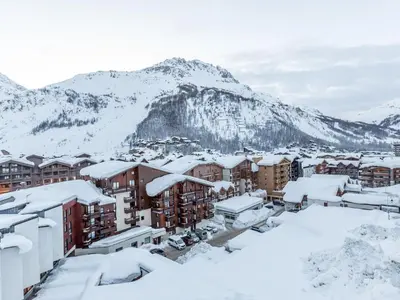 L'établissement Appartement lumineux 46m² avec Wifi, animaux admis, pour 6 personnes à Val-d'Isère - FR-1-694-129 en hiver