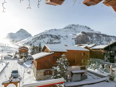 Vue générale sur la montagne ou vue sur la montagne depuis l'appartement