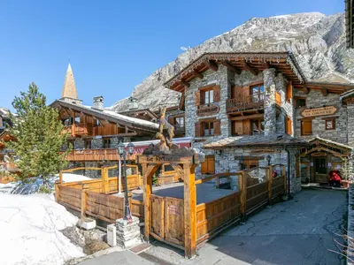 Vue générale sur la montagne ou vue sur la montagne depuis l'appartement