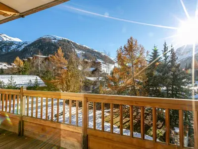 Vue générale sur la montagne ou vue sur la montagne depuis l'appartement