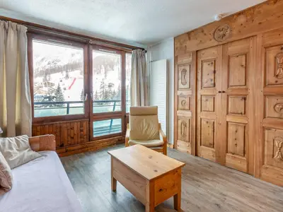 Plan de l'établissement Appartement confortable skis aux pieds à La Daille, animaux admis - FR-1-694-127