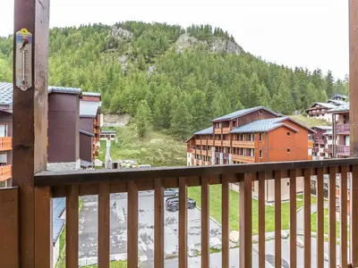 Vue générale sur la montagne ou vue sur la montagne depuis l'appartement