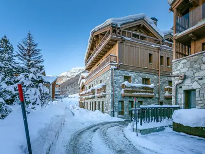 L'établissement Bel appartement de standing dans résidence neuve au pied des pistes à Val-d'Isère - FR-1-694-155 en hiver