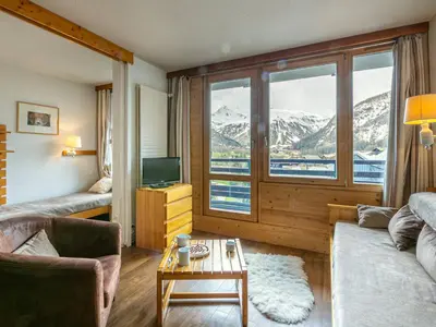 Vue générale sur la montagne ou vue sur la montagne depuis l'appartement