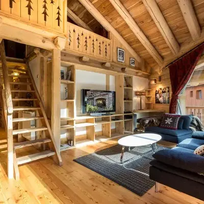 Appartement de Charme avec Cheminée et Grande Mezzanine à Val-d'Isère - FR-1-694-189