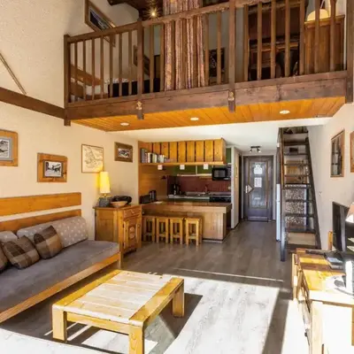 Charmant duplex montagnard avec grande terrasse