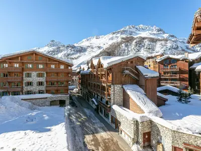 Vue générale sur la montagne ou vue sur la montagne depuis l'appartement