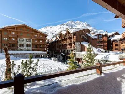 Vue générale sur la montagne ou vue sur la montagne depuis l'appartement