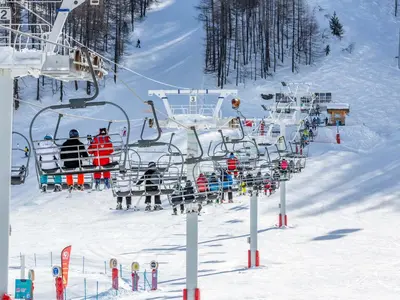 L'établissement Appartement avec wifi et parking, skis aux pieds, animaux acceptés à Val-d'Isère - FR-1-694-207 en hiver