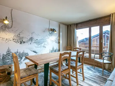 Vue générale sur la montagne ou vue sur la montagne depuis l'appartement