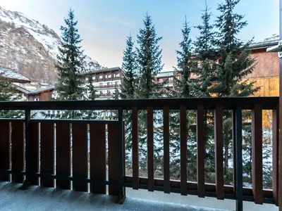 Plan de l'établissement Appartement de charme rénové avec belles prestations, au pied des pistes à Val-d'Isère - FR-1-694-228