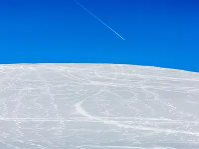 L'établissement Appart cosy skis aux pieds avec parking et wifi, animaux admis à La Daille - FR-1-694-245 en hiver