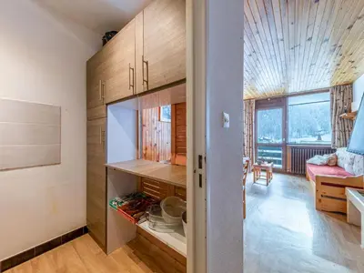 Cuisine ou kitchenette dans l'établissement Appartement rénové 2 pièces à Val-d'Isère, balcon, animaux acceptés - FR-1-694-241