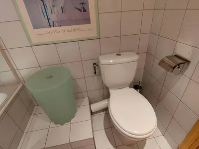 Salle de bains dans l'établissement Studio cosy avec wifi, centre village, près des pistes - Val-d'Isère - FR-1-694-250