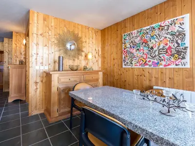 Plan de l'établissement Chalet semi-indépendant avec terrasse et WiFi à Val-d'Isère - FR-1-694-267