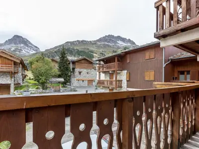 Vue générale sur la montagne ou vue sur la montagne depuis l'appartement