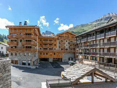 Vue générale sur la montagne ou vue sur la montagne depuis l'appartement