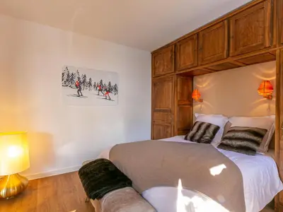 Un ou plusieurs lits dans un hébergement de l'établissement Confort au cœur de Val-d'Isère : 2 pièces 4 pers, proche pistes et centre - FR-1-694-279