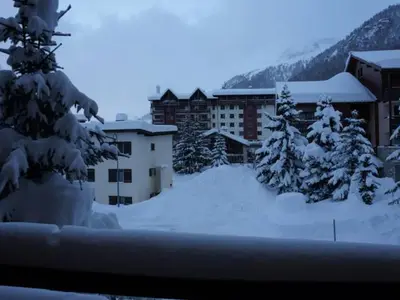 L'établissement Studio rénové avec balcon, parking et proche pistes à Val-d'Isère - FR-1-694-287 en hiver