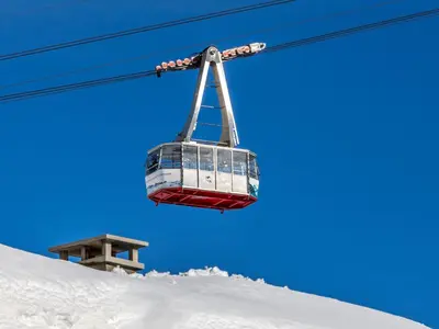 L'établissement Appartement spacieux avec WiFi au pied des pistes - La Daille - FR-1-694-54 en hiver