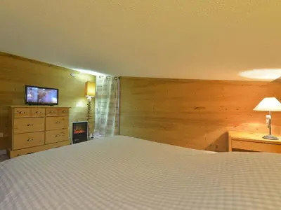 Un ou plusieurs lits dans un hébergement de l'établissement Studio calme avec balcon à Arc 2000, 6 pers. - FR-1-346-540