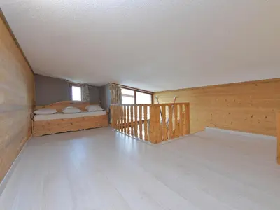 Un ou plusieurs lits dans un hébergement de l'établissement Studio calme avec balcon à Arc 2000, 6 pers. - FR-1-346-540
