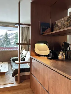 Plan de l'établissement Les Barmettes Appart rénové avec vue, parking et skis aux pieds