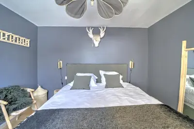Un ou plusieurs lits dans un hébergement de l'établissement MyHome - Le Kachassa - Schuss Bel appartement 4 pax Tignes Val Claret